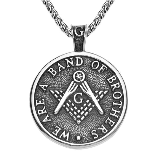 New Stainless Steel Cast Freemason Pendant for Men