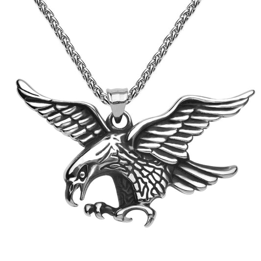 Manufacturer Wholesale Stainless Steel Eagle Pendant Necklace