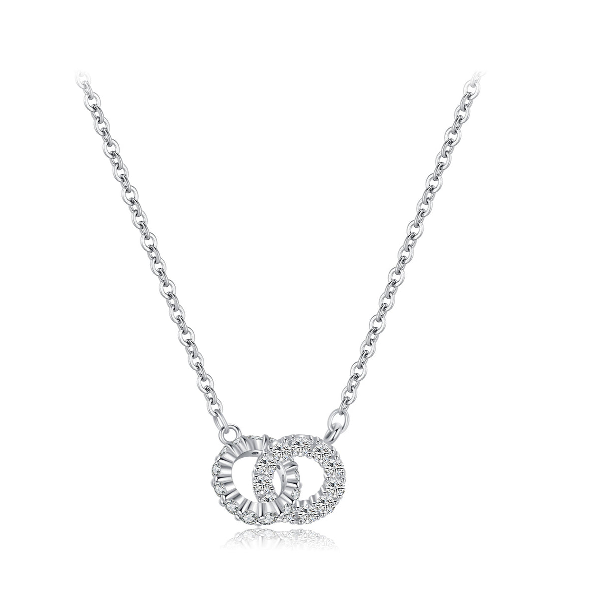 Planderful Everyday Genie Necklace – Exquisite Sterling Silver with Shiny Zircon