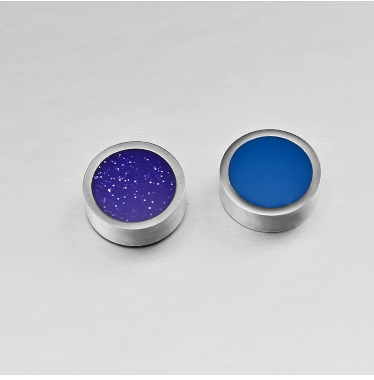Japanese and Korean Style Double-Sided Magnet Stud Earrings