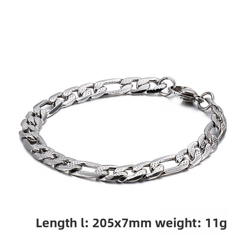 Stainless Steel – Unisex Bracelet – Hip-Hop Titanium Steel