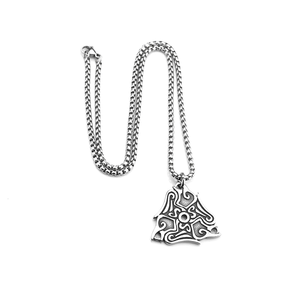 European And American Retro Men's Pendant Necklace Viking Crow Totem