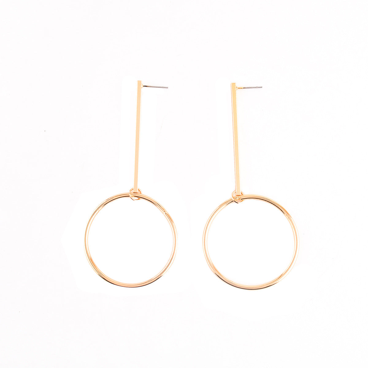 Copper Casting Large Ring Earrings - Vienna Verve Collection