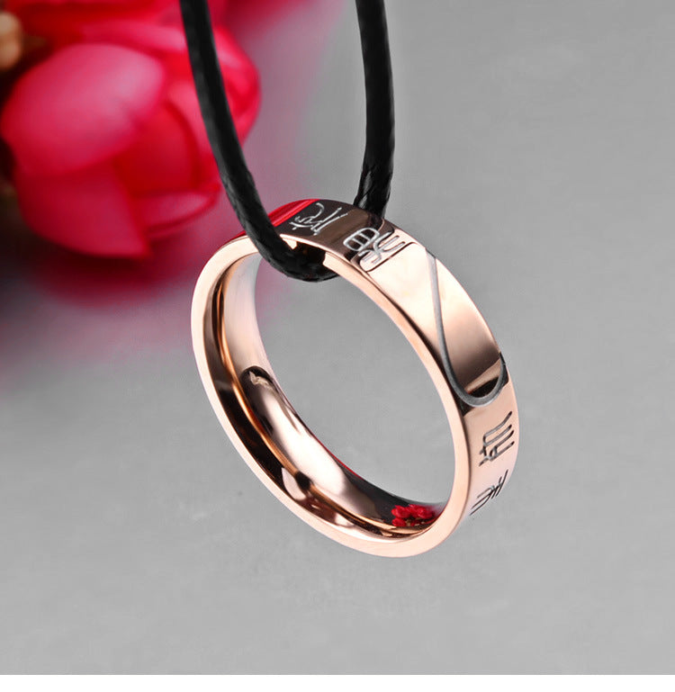 Stainless Steel Couple Ring – Couple – Heart-Shaped Couple