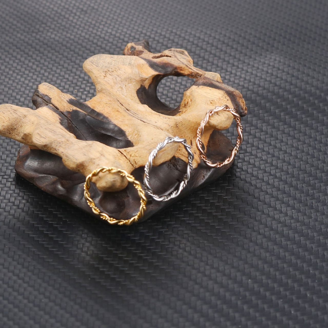 Chic Korean-Inspired Titanium Steel Ring for Women - Minimalist Stainless Steel Jewelry