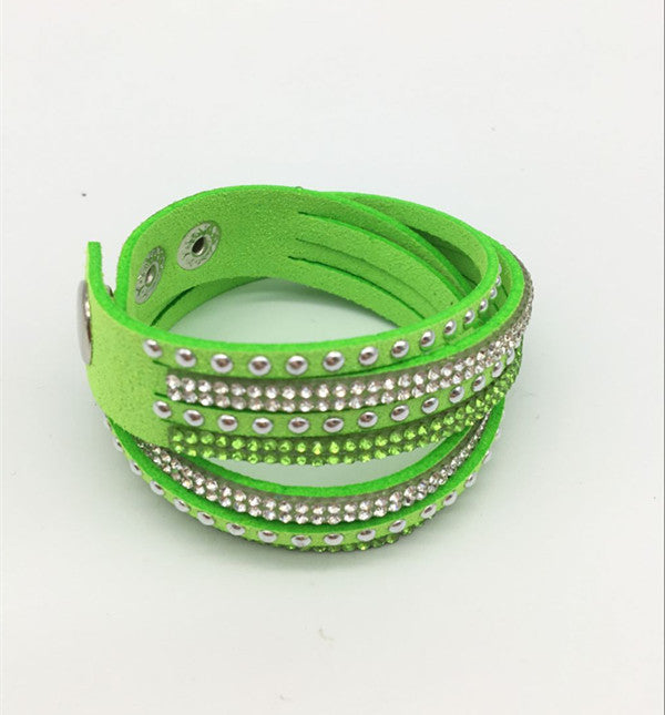 Multi-layer Leather Women's Bracelet from Vienna Verve Collection