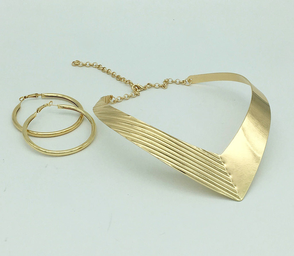 Daring Irregular Collar Necklace - Savanna Rhythms Collection