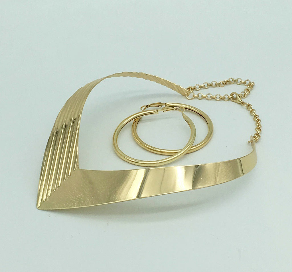 Daring Irregular Collar Necklace - Savanna Rhythms Collection