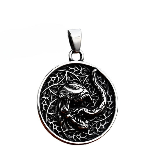 Stainless Steel Cast Skull Special-Shaped Animal Necklace – Titanium Steel Men's Pendant