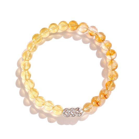 Planderful Fortune's Favor Bracelet – Premium Citrine Lucky Charm