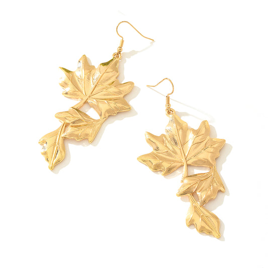 Planderful Vienna Verve Earrings – Exaggerated Chic Metal Design