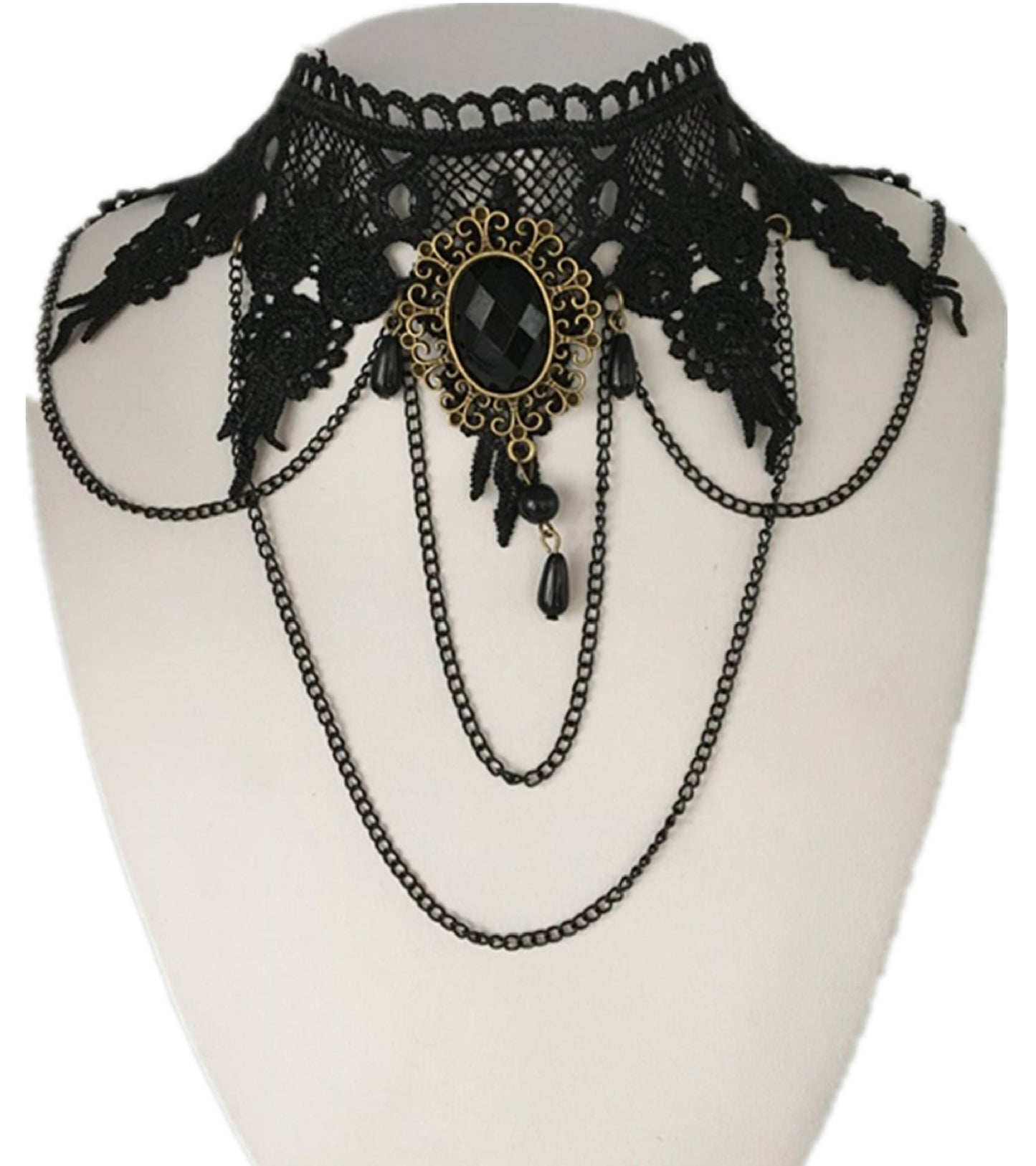 Stylish Retro Gothic Tassel Necklace for Women
