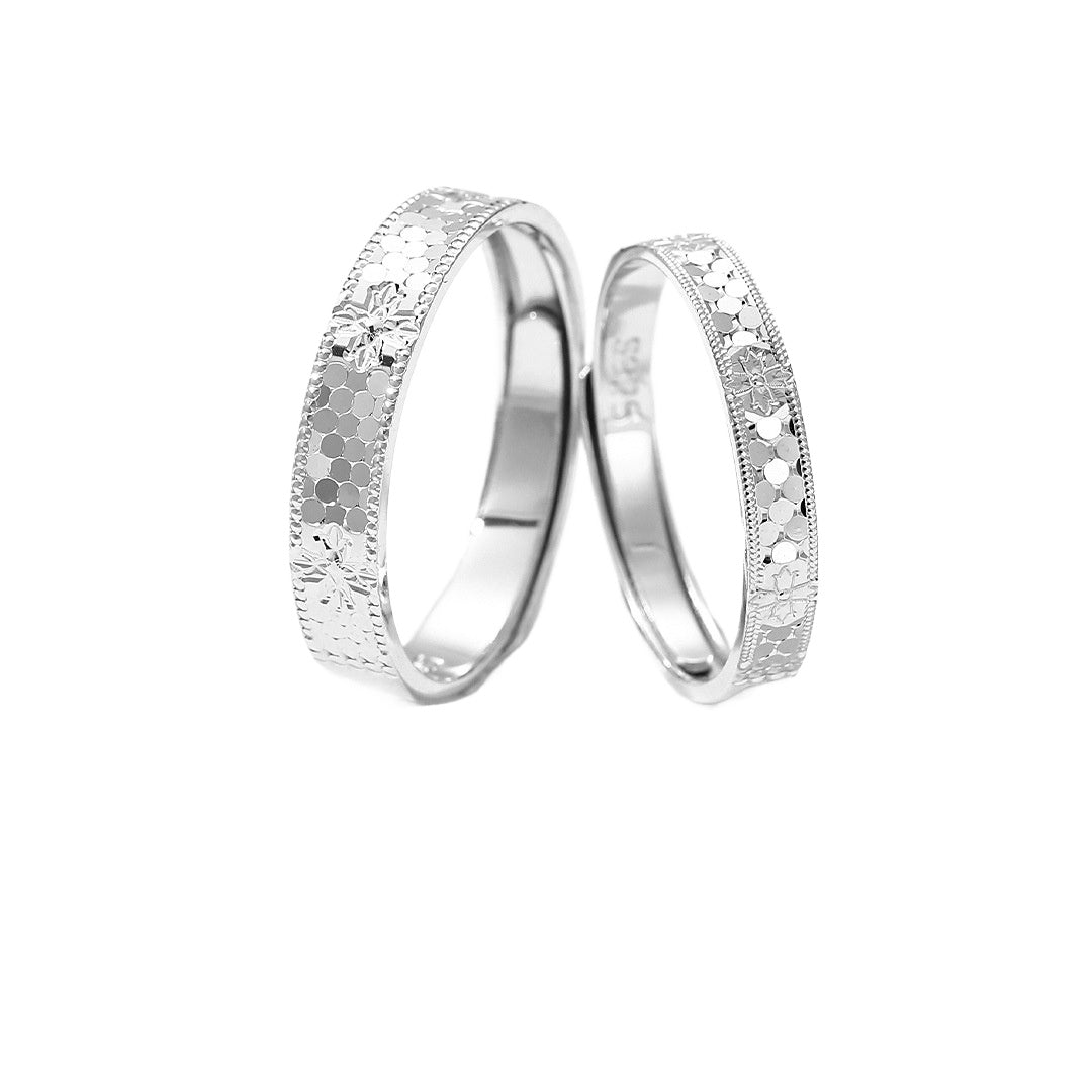 Sparkling Petals S925 Sterling Silver Ring