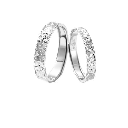 Sparkling Petals S925 Sterling Silver Ring
