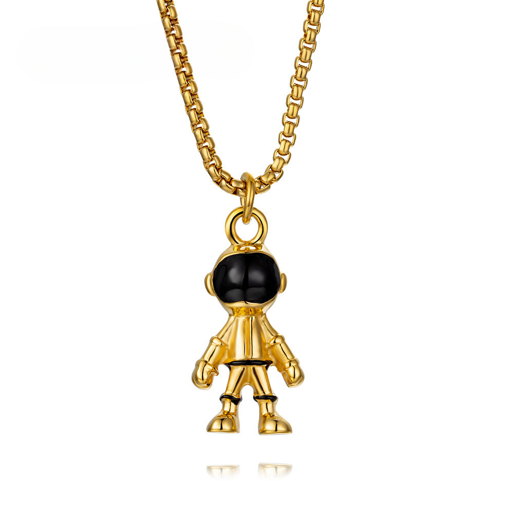 New Astronaut Pendant Couple Planet Explorer Necklace