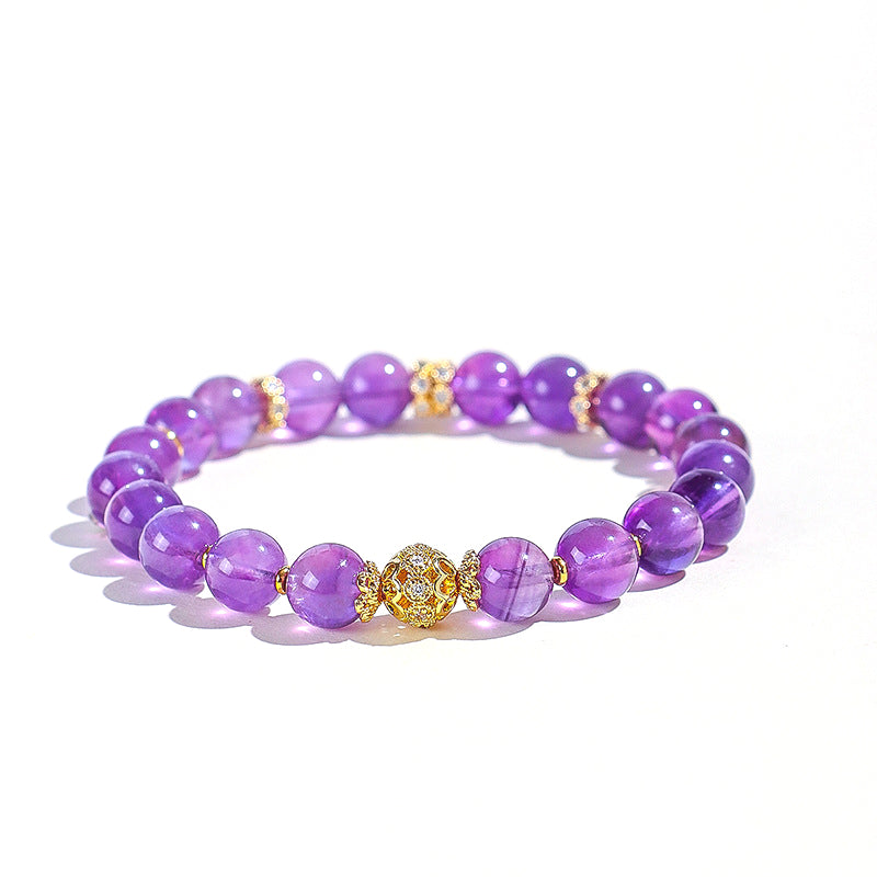 Planderful Fortune's Favor Bracelet – Good Luck Amethyst Beaded Design