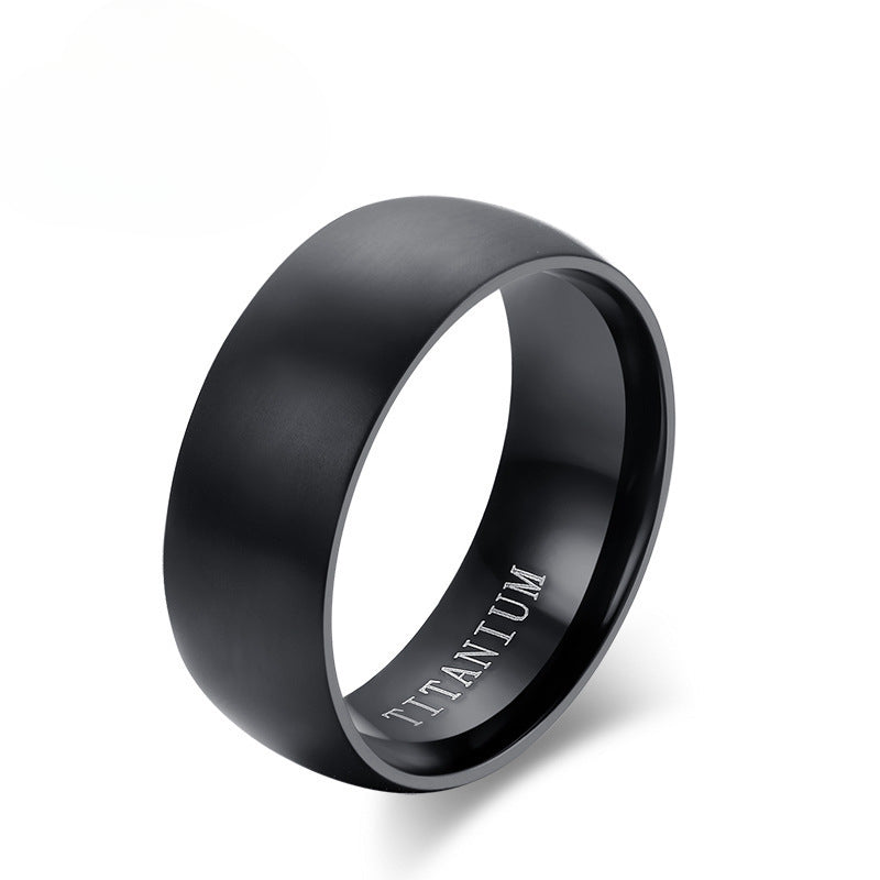 Men Rings Titanium Jewelry European American Fashion Rings