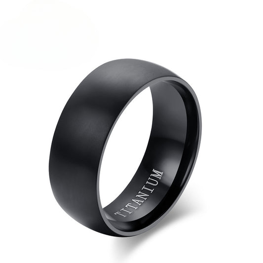 Men Rings Titanium Jewelry European American Fashion Rings