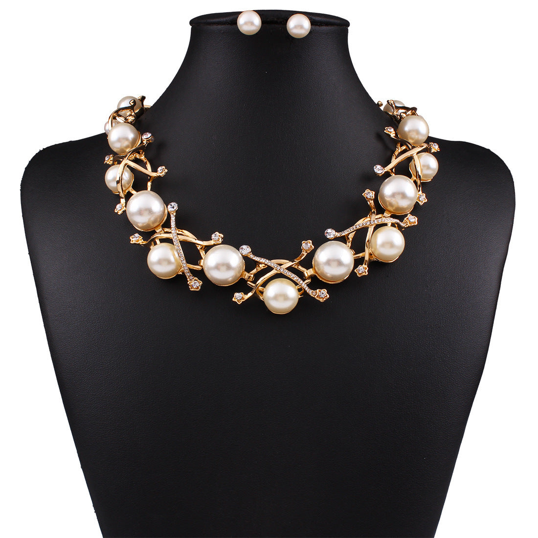 European Glamour Pearl Necklace Set - Planderful Savanna Rhythms Collection