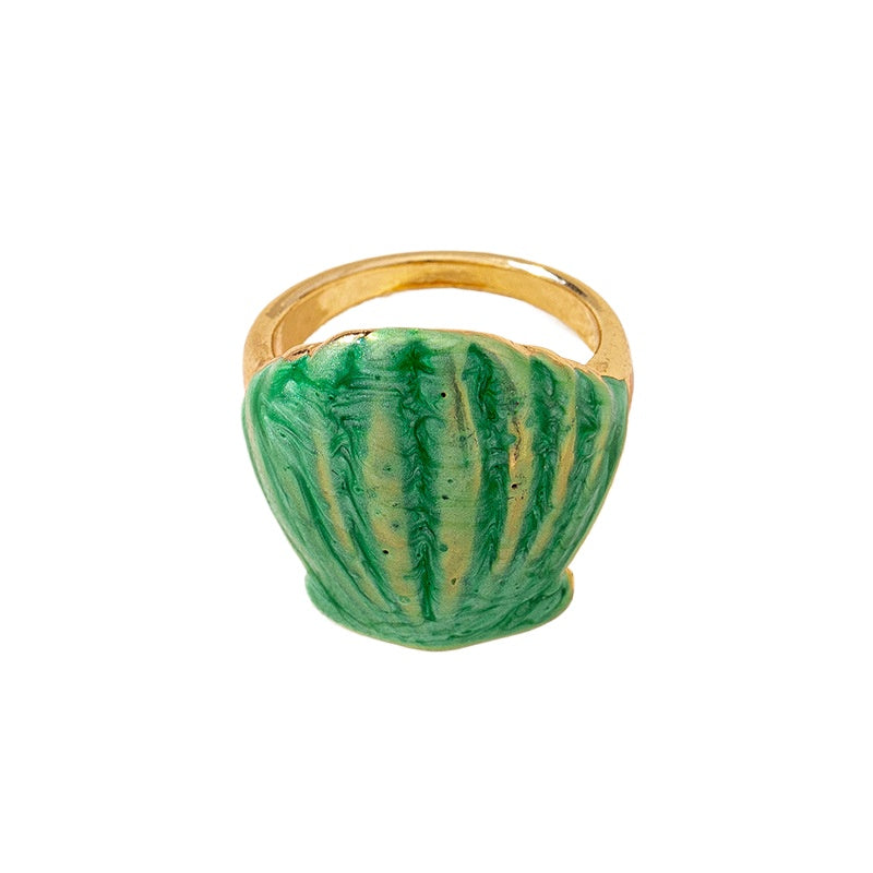 Ocean Style Shell Women's Ring by Planderful for Beach Vibes