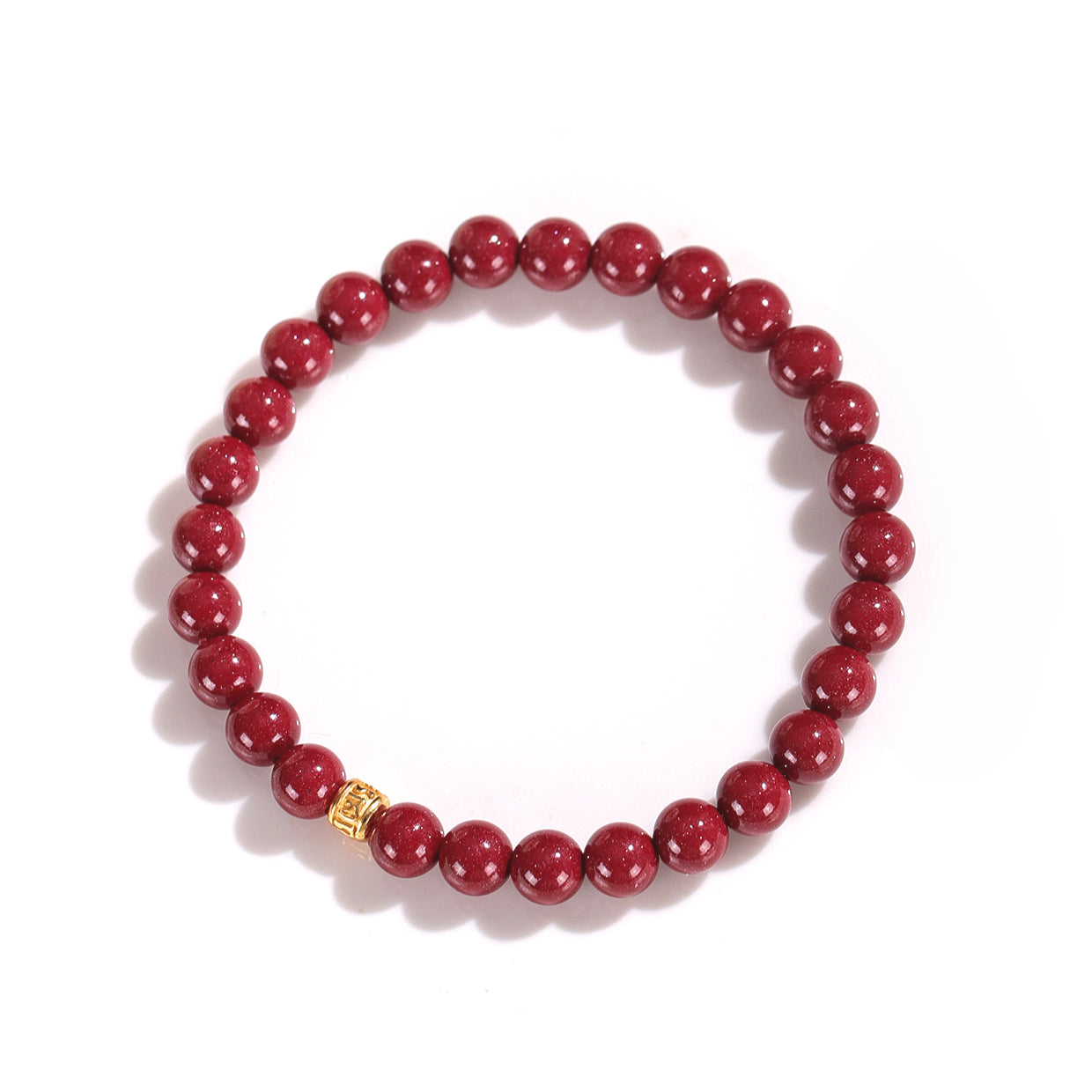 Planderful Fortune's Favor Bracelet – Unique Cinnabar and Jade Design