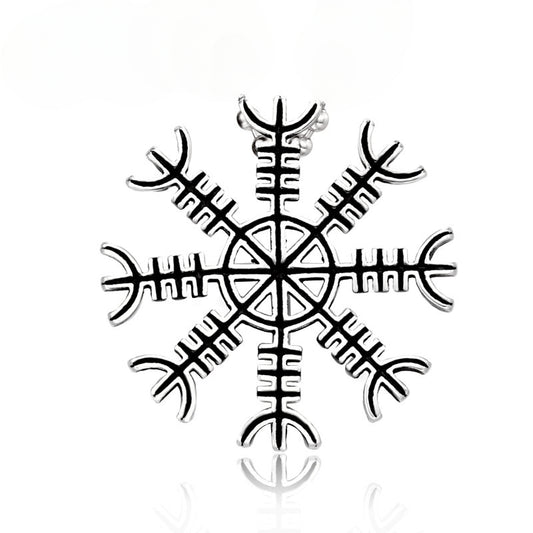 Stylish Personalized Titanium Steel Snowflake Pendant for Men - Wholesale Stainless Steel Jewelry Collection