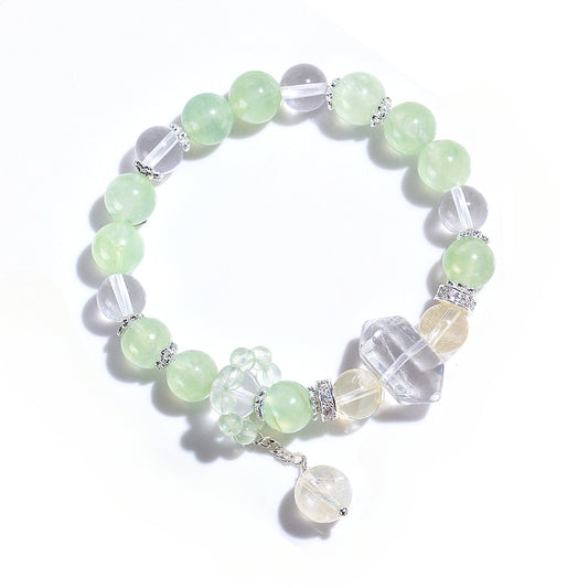 Planderful Fortune's Favor Bracelet – Fresh and Sweet Amethyst and Crystal Design