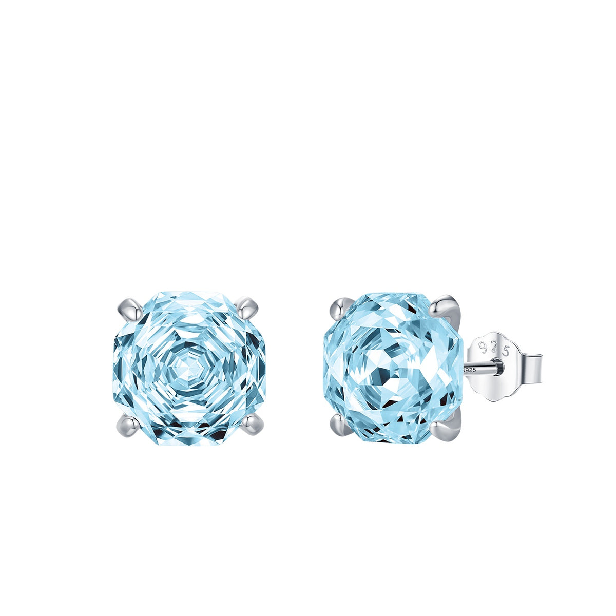 925 Sterling Silver Rose-Cut Cartilage Stud