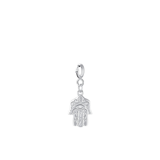 Trendy 925 Sterling Silver Carved Cloud Pendant - Retro Chic Fashion Accessory