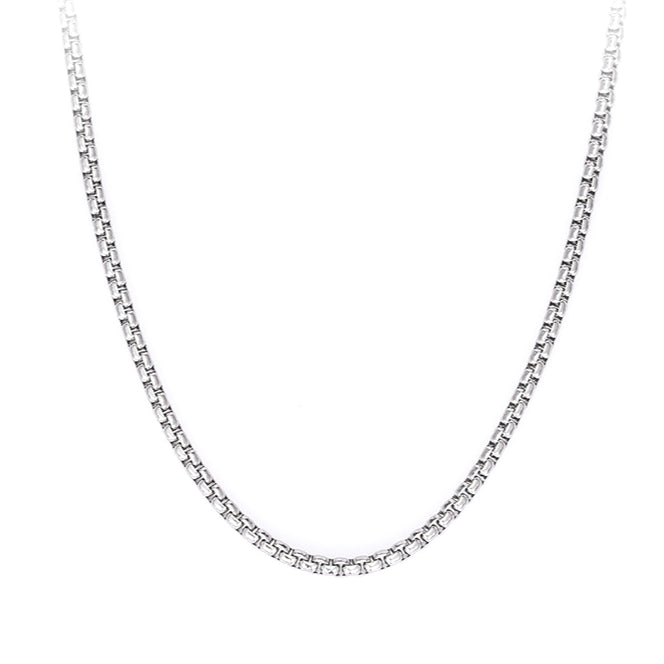 Pearl Necklace – Elegant Steel Chain For Unisex Everyday Casual Wear And Gift Ready Packaging