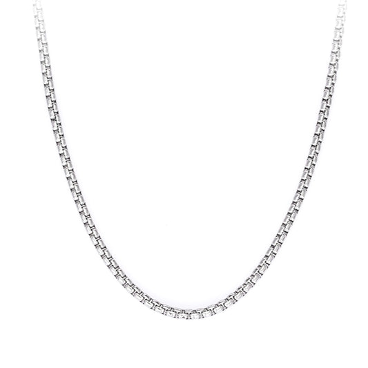 Pearl Necklace – Elegant Steel Chain For Unisex Everyday Casual Wear And Gift Ready Packaging