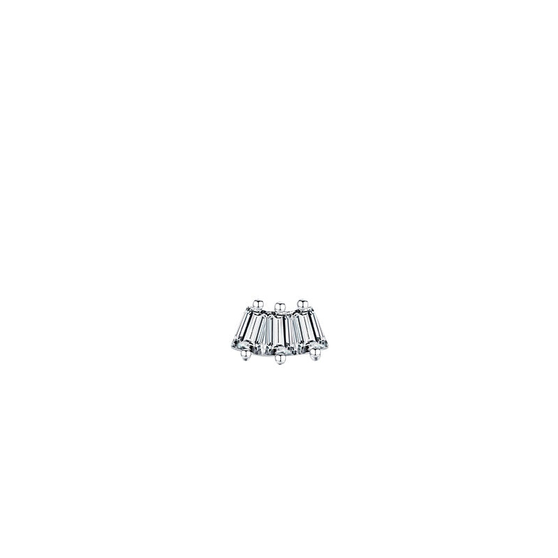 925 Sterling Silver Geometric Zircon Earrings