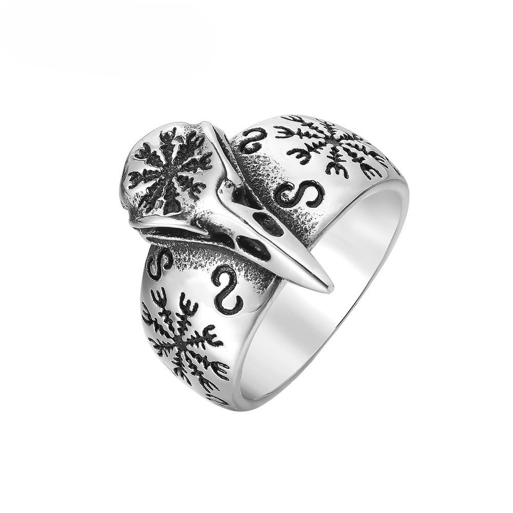 Planderful Viking Eagle Titanium Steel Ring For Men And Women Personalized Unisex Protection Statement