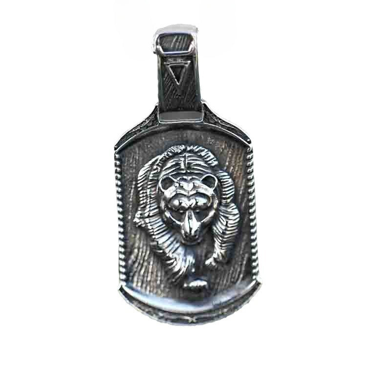 Nordic Viking Bear Titanium Steel Pendant for Men - European and American Retro Wholesale Jewelry