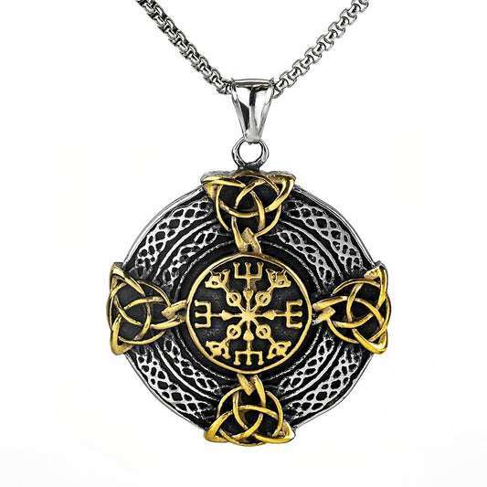 Cross-Border Nordic Viking Celtic Knot Men's Pendant Necklace
