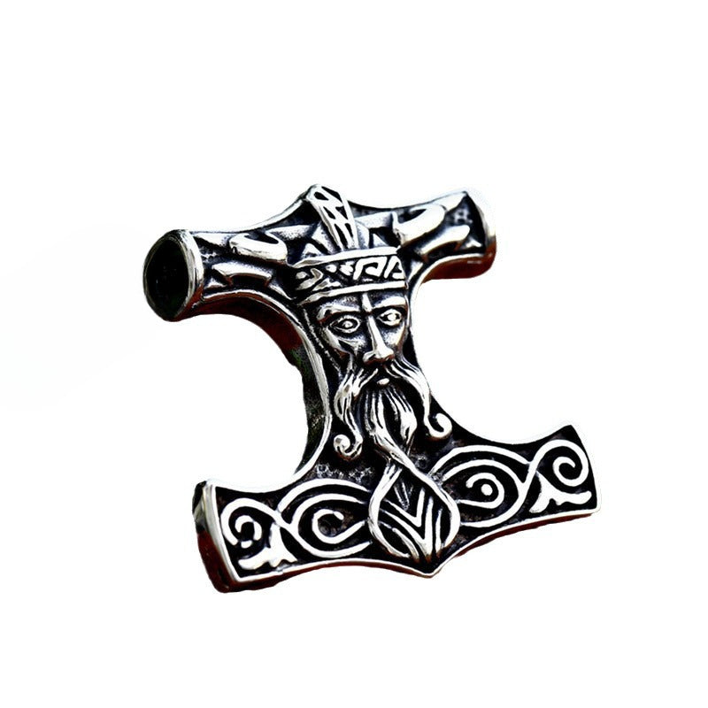 Retro Viking Pirate Anchor Pendant in Stainless Steel for Men - Wholesale European and American Design