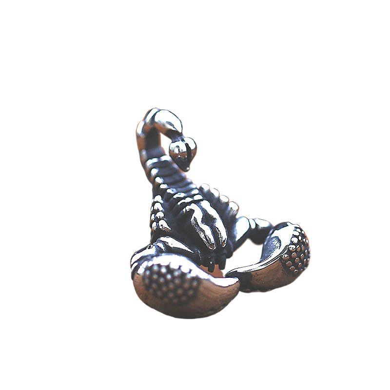Retro Scorpion Titanium Steel Pendant for Men - European and American Jewelry Wholesale