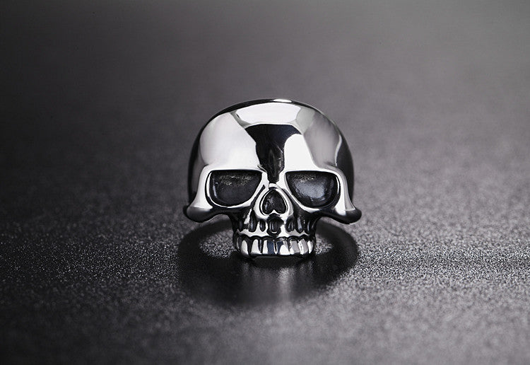 Titanium Steel Skull Ring