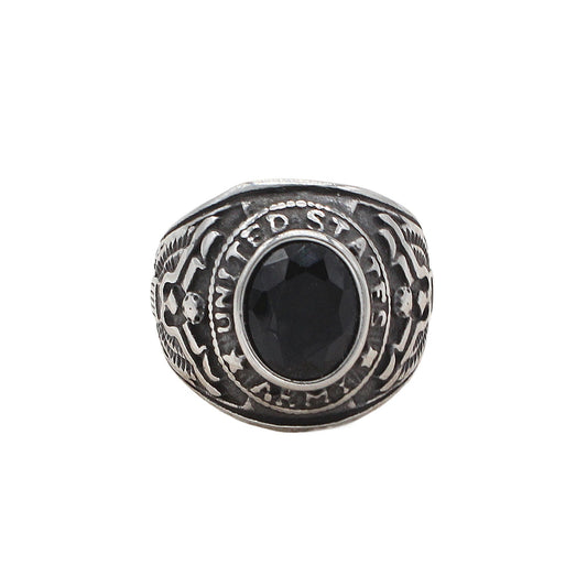 Personalized Retro GI Zircon Ring For Men And Women By Planderful Everyday Genie Protection Statement