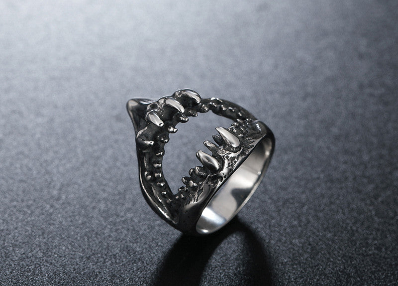 Monster Mask Titanium Steel Ring