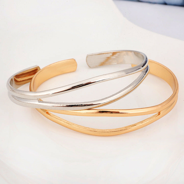 European Chic Alloy Hollow Bracelet for Women