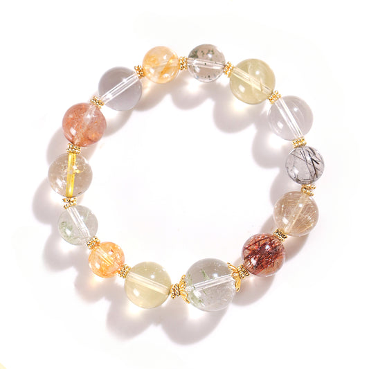 Planderful Fortune's Favor Bracelet – Elegant Green Ghost Crystal Design