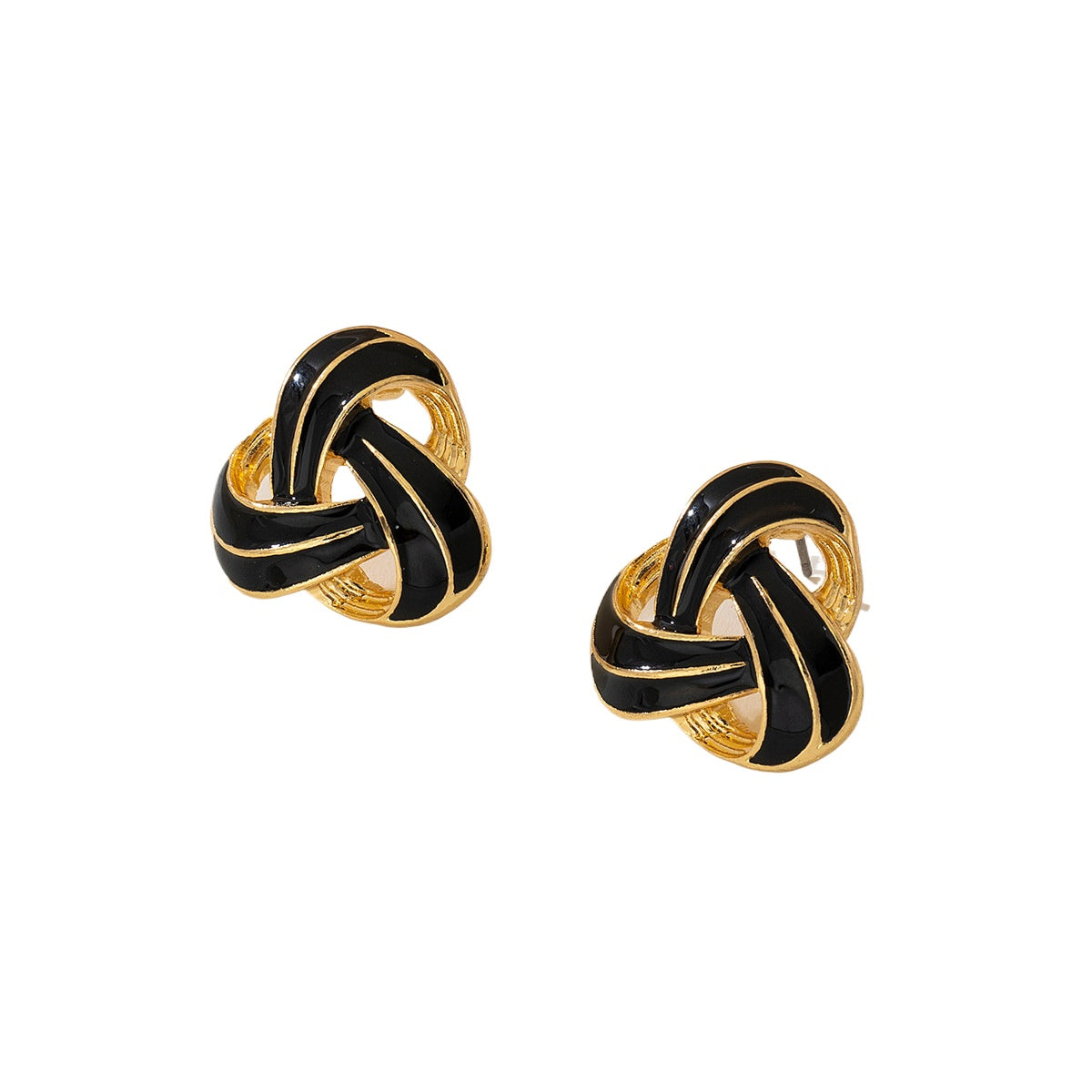 Planderful Vienna Verve Earrings – Elegant Metal Design for All Seasons