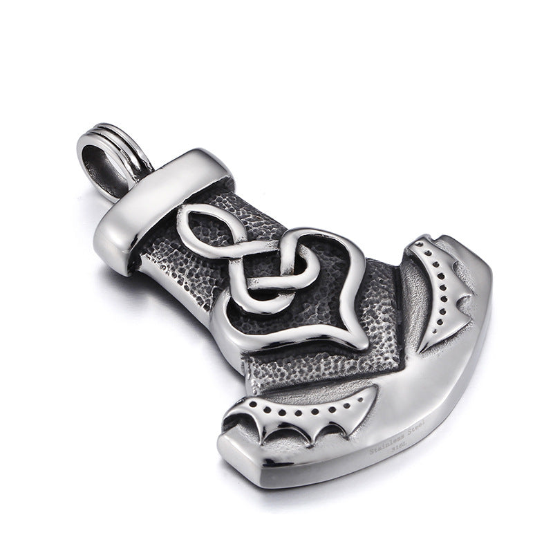 Men's Raytheon Stainless Steel Pendant in Titanium Steel by Planderful