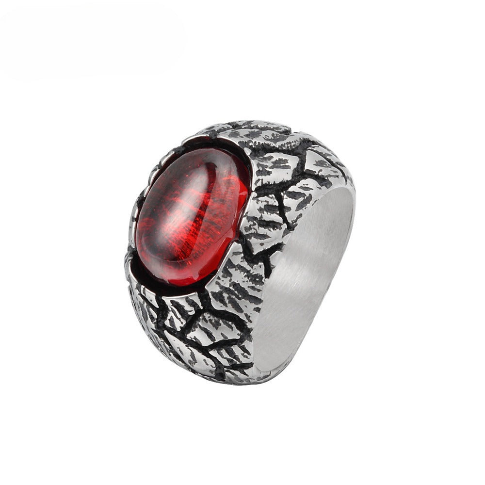 Planderful Unisex Titanium Steel Ring Bold Protection