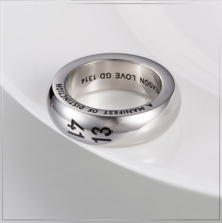 Steel Ring – Minimalist Everyday Wear Accessory For Casual And Modern Style Trends Gift For Everyone