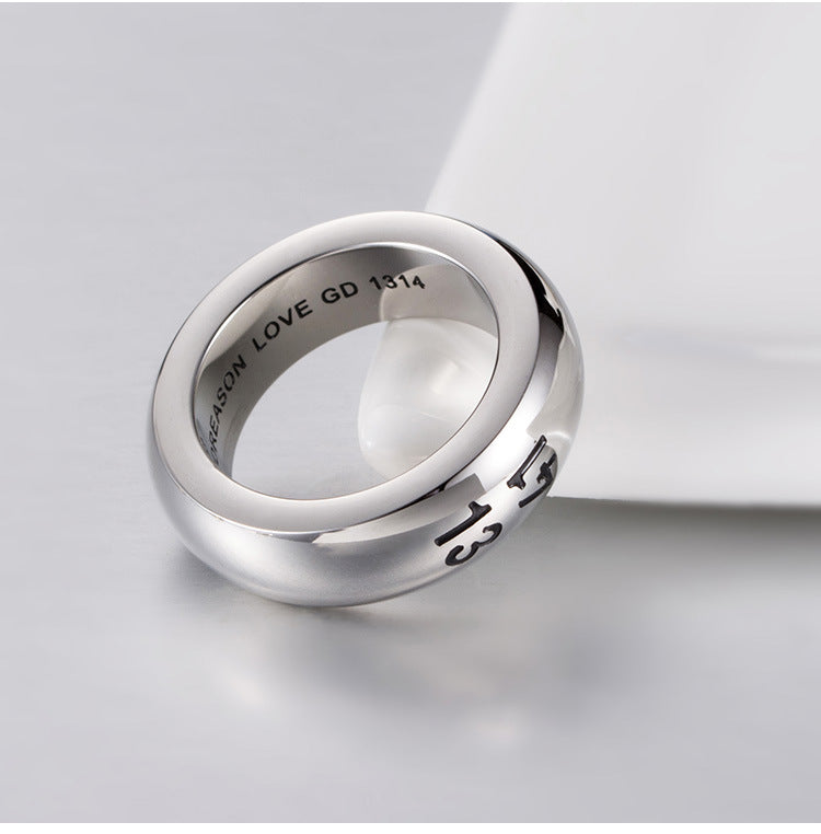 Korean Version of Trendy Men's Ring Accessories Manufacturer