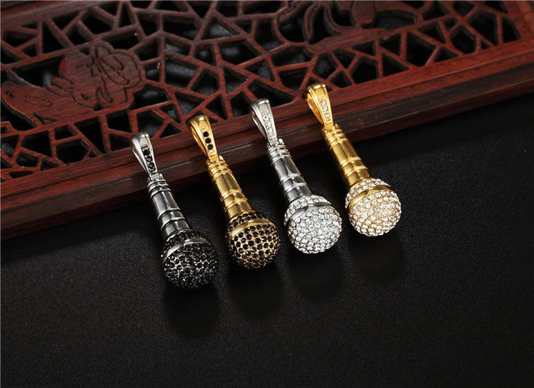 Planderful Personalized Zircon Pendant Necklace For Unisex Durable Titanium Steel Jewelry Premium Gift