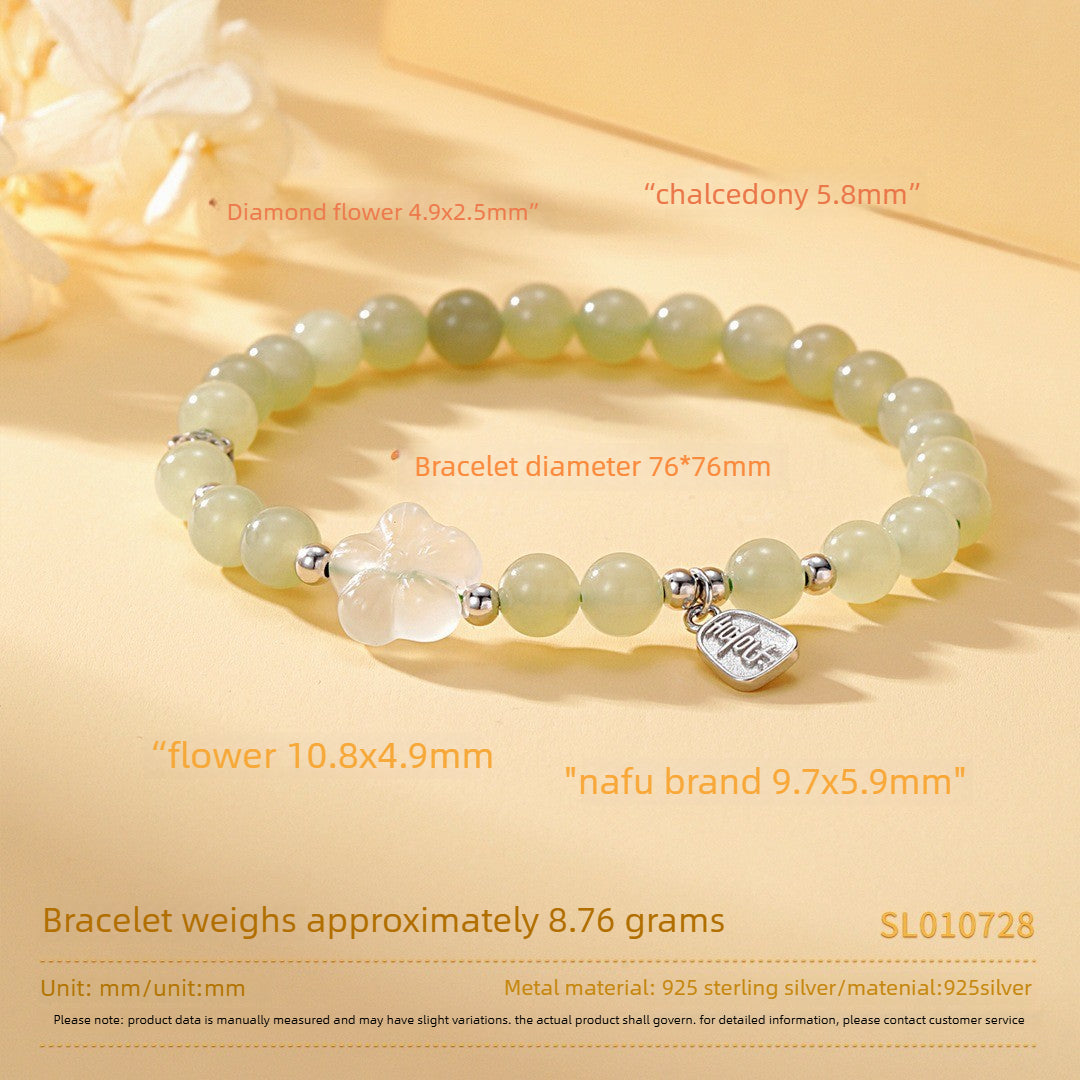 Peach Blossom 925 Sterling Silver Bracelet