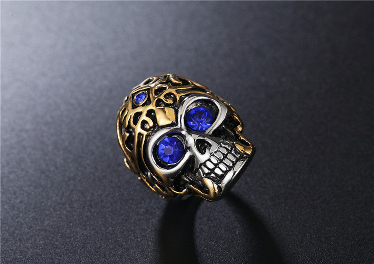 Monkey King Skull Titanium Steel Ring
